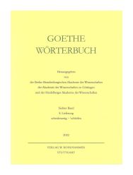 hellgelbes einfarbiges Buchcover mit grüner Titelschrift im oberen Drittel, darunter in schwarz Informationen über Herausgeberschaft der Göttinger, Berlin-Brandenburgischen und der Heidelberger Akademien