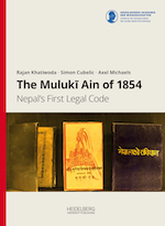 Picture of the Cover withe the title "The Muluki Ain of 1853. Nepal's First Legal Code"