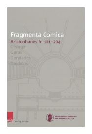 beiges Buchcover mit weißer und roter Titelschrift, im Hintergrund in grau ein antiker Theatergrundriss.