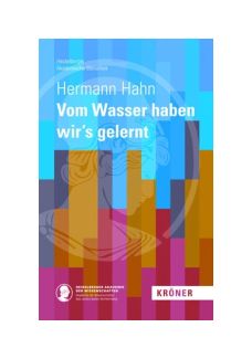 Buchcover mit blau-gelb-rotem Farbverlauf in senkrechten Streifen. Die Akademie-Athene im Profil ist transparent darübergelegt. Darauf weiße Titelschrift. Unten links das Akademielogo, unten rechts das Logo des Verlags Kröner.