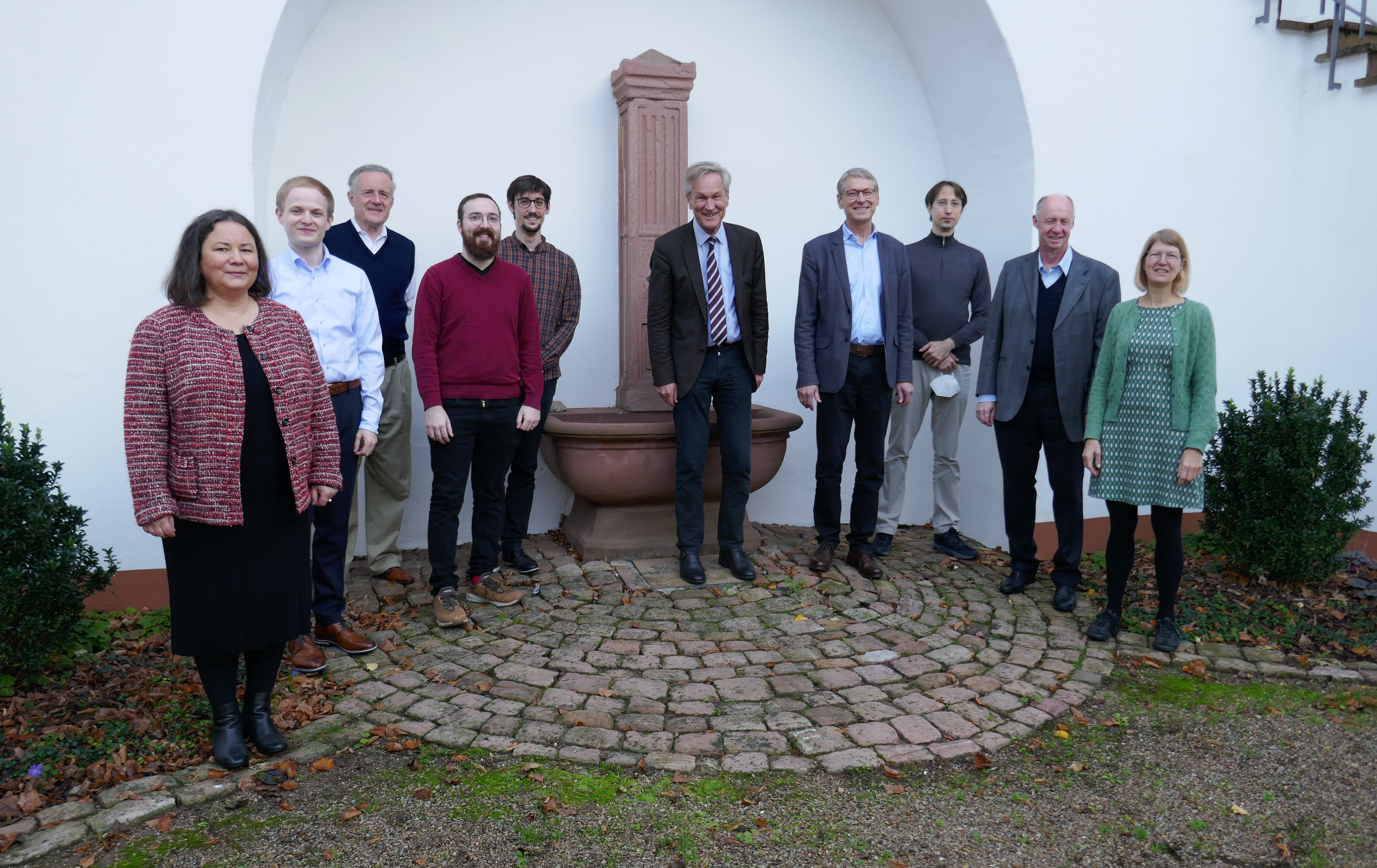 Gruppenfoto der Mitarbeiter der Forschungsstelle Theologenbriefwechsel