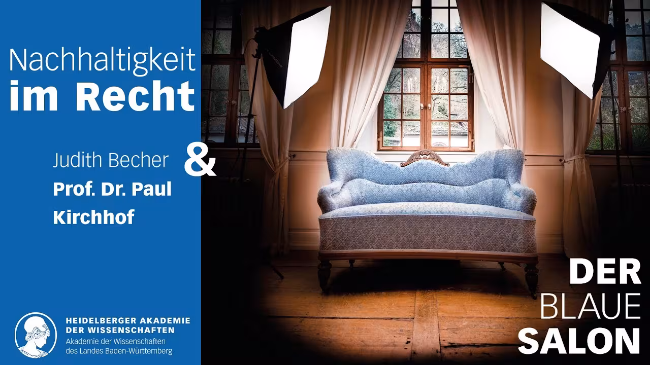 Paul Kirchhof zum Thema "Nachhaltigkeit im Recht"