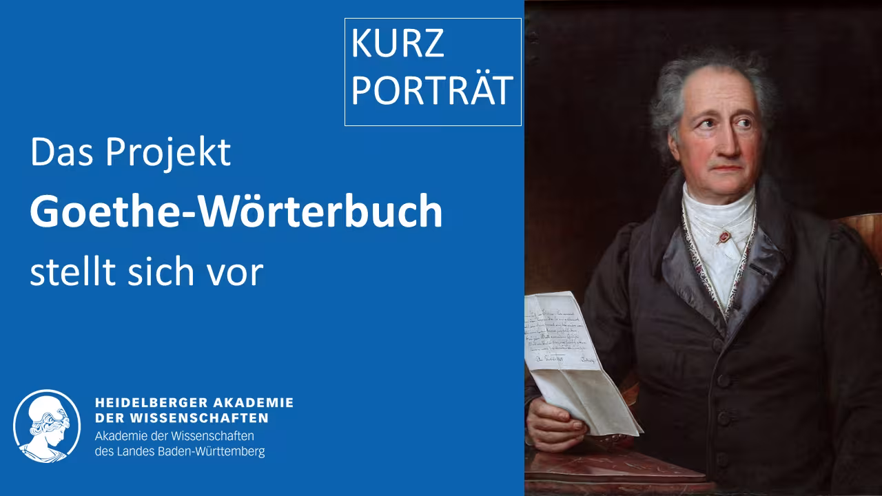 Das Goethe-Wörterbuch