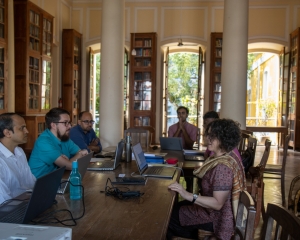 Working meeting at the EFEO (Pondicherry)