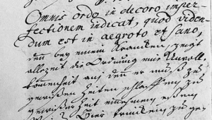 Handschrift, 17. Jh.