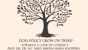 Plakat für den Vortrag Does Policy Grow on Trees