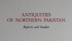Das Titelbild des Buchs trägt den Schriftzug Antiquities of Norther Pakistan. Übersetzt also Altertümer des Nördlichen Pakistans.  